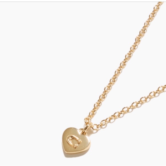 Coach Jewelry - Coach Gold Heart Pendant Necklace